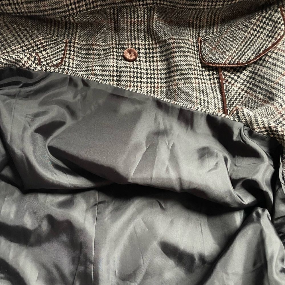 Bagatelle Collection Multicolored Plaid Tweed Lined Skirt (Size: Medium) - Picture 13 of 15